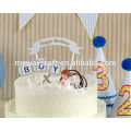 Party Dekoration bunte Neuheit Banner Muster alles Gute zum Geburtstag Papier Kuchen Topper